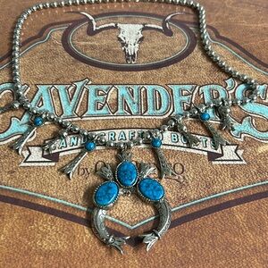 Beautiful squash blossom necklace